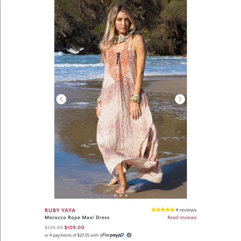 RUBY YAYA Morocco Rope Maxi Dress